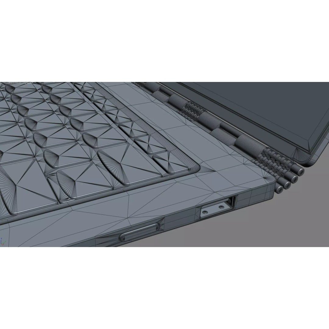 Lenovo Yoga 920 3D Model – High Detailed Laptop Asset, FBX, OBJ