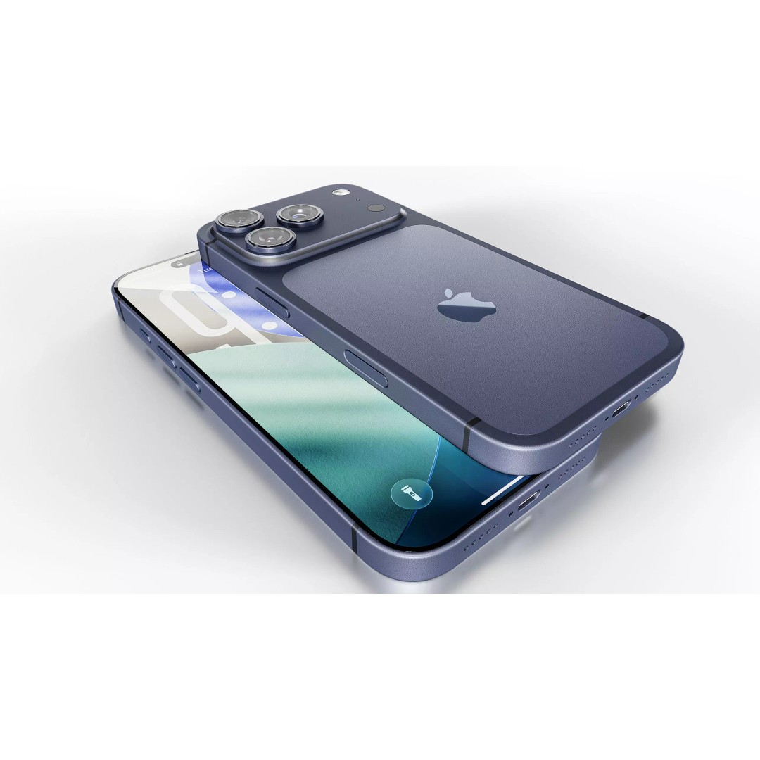 Apple iPhone 17 Pro Deep Blue 3D Model – High Poly PBR Asset, FBX, OBJ - View 10