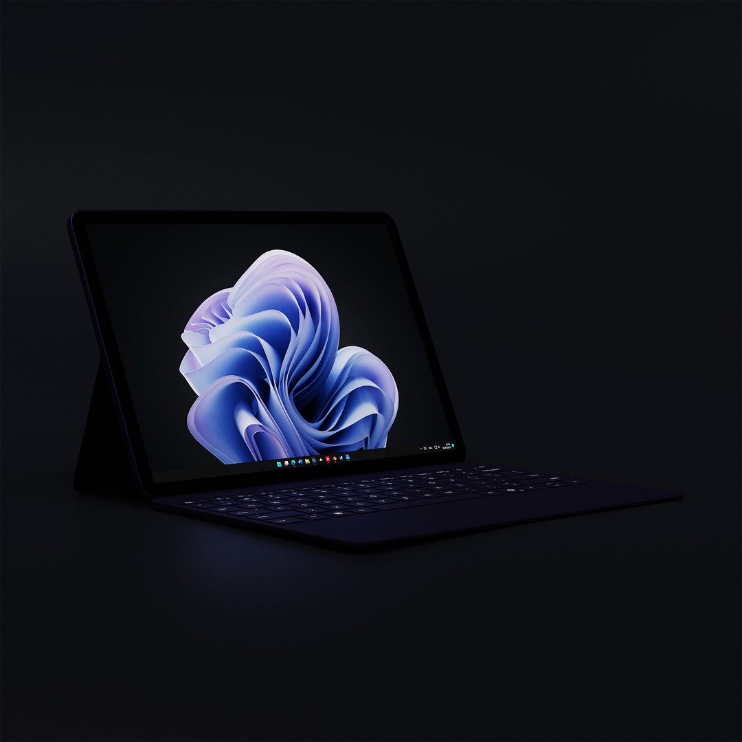 Surface Pro 12 3D Model – Low Poly Tablet with Rigging, FBX - View 12
