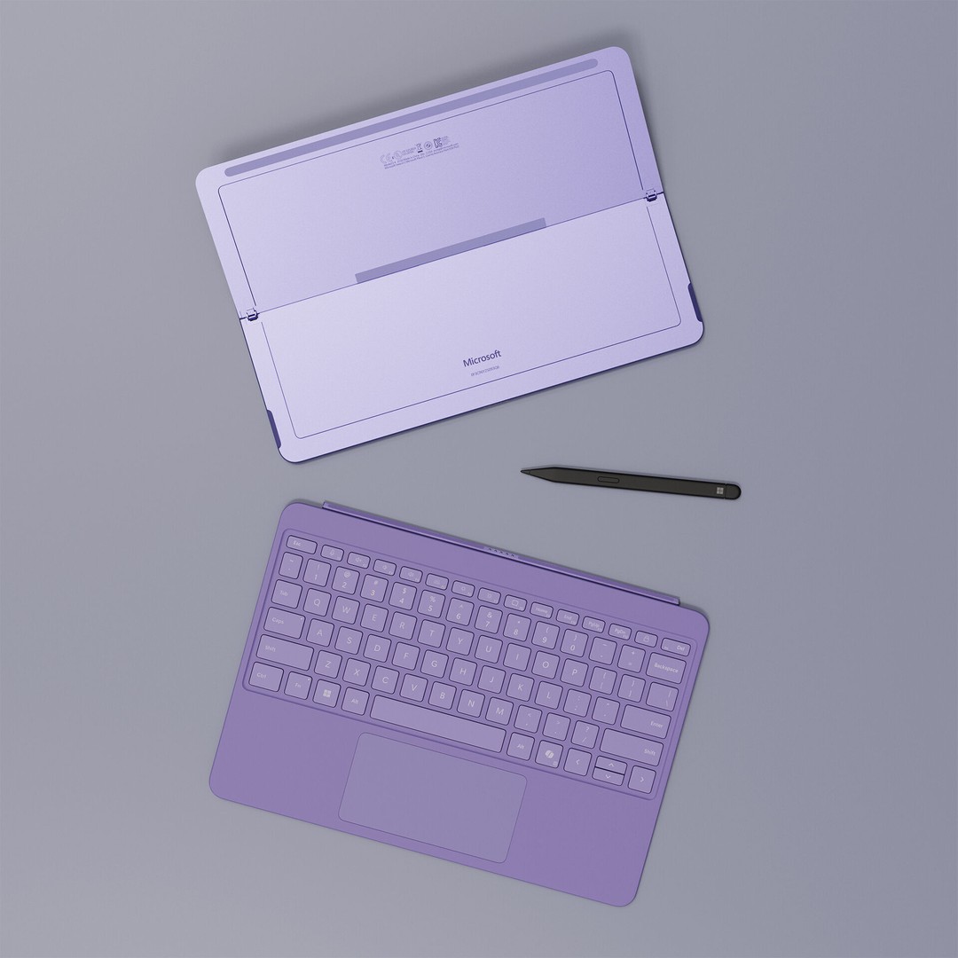 Surface Pro 12 3D Model – Low Poly Tablet with Rigging, FBX - View 8