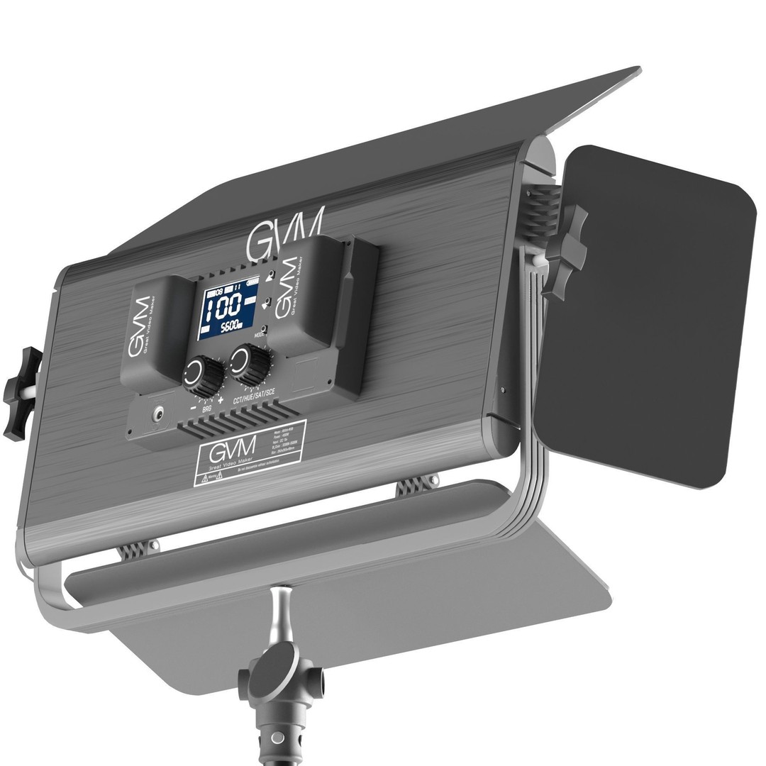 Photo Studio Lighting Set 3D Model – PBR Textured Softbox & Umbrella - View 4