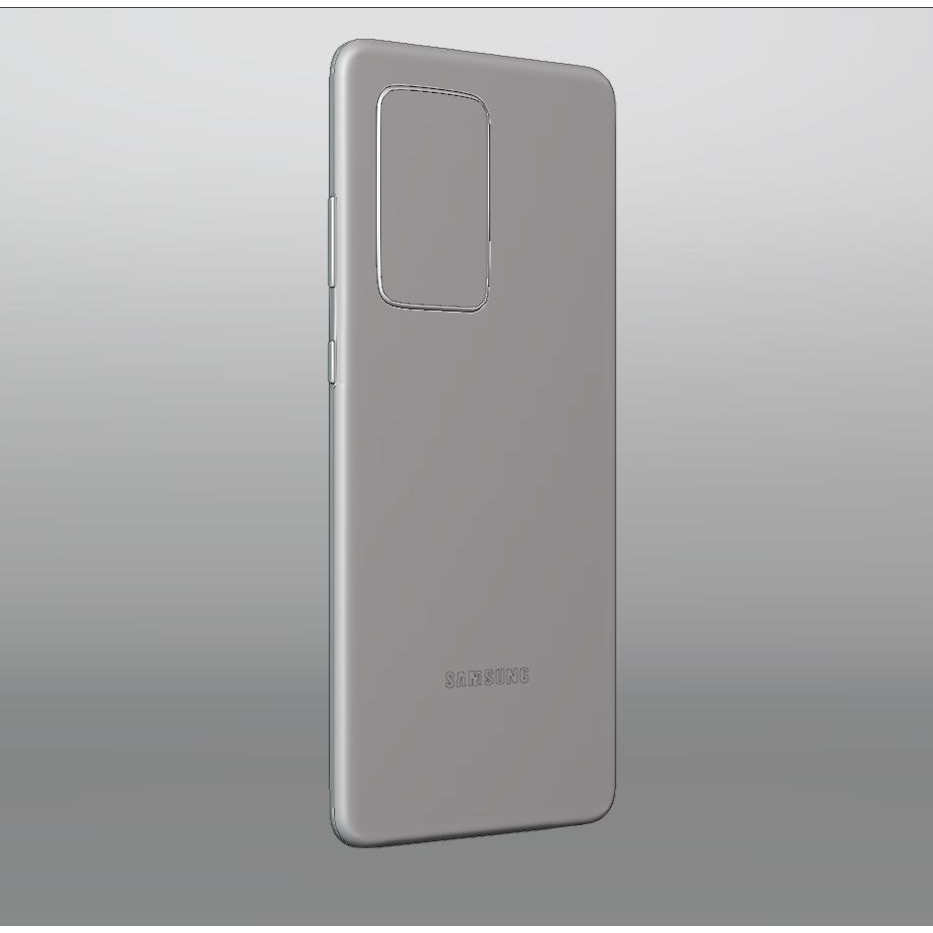 Samsung Galaxy S21 Ultra 3D Model – Low Poly Game Asset, FBX, Blender - View 13