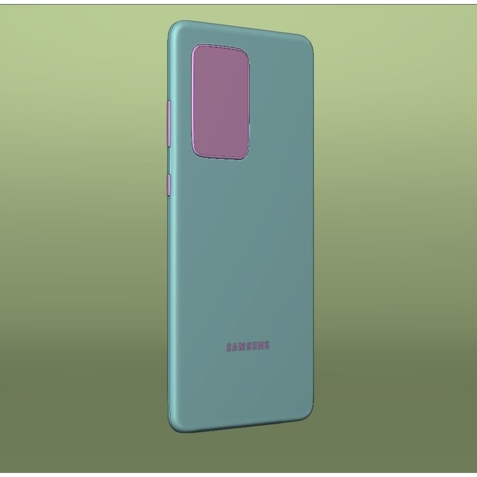 Samsung Galaxy S21 Ultra 3D Model – Low Poly Game Asset, FBX, Blender - View 14