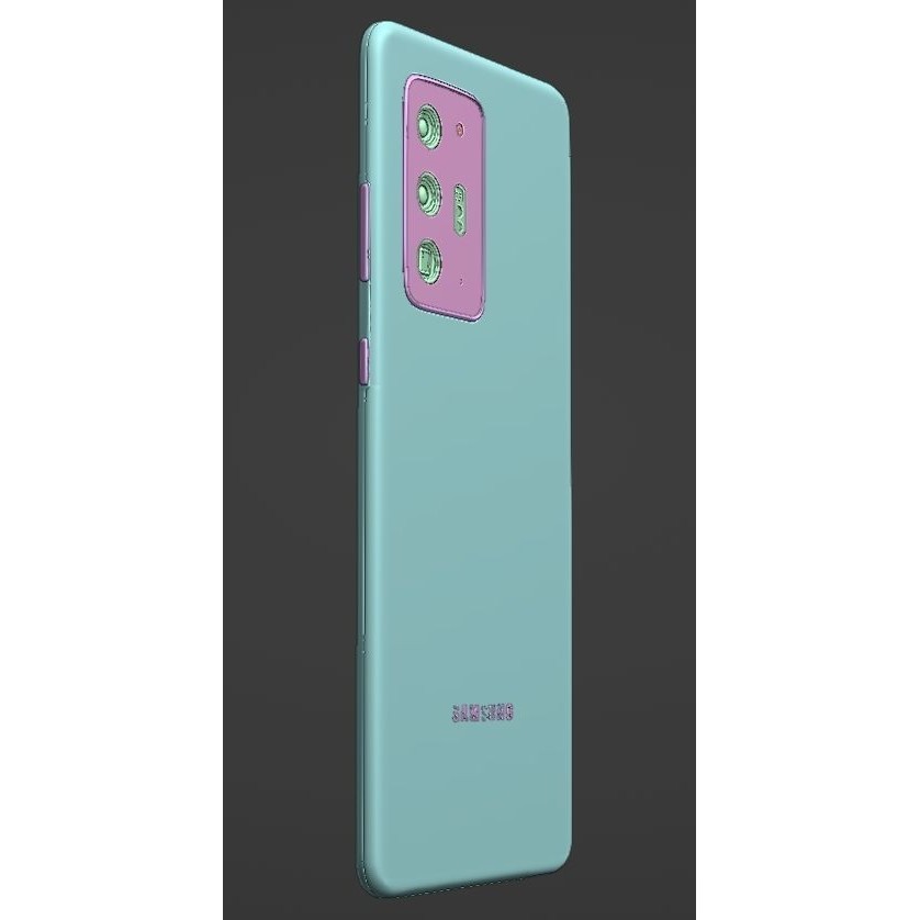 Samsung Galaxy S21 Ultra 3D Model – Low Poly Game Asset, FBX, Blender - View 19
