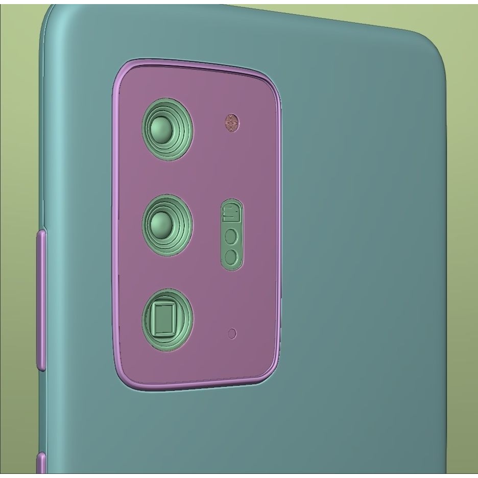 Samsung Galaxy S21 Ultra 3D Model – Low Poly Game Asset, FBX, Blender - View 9