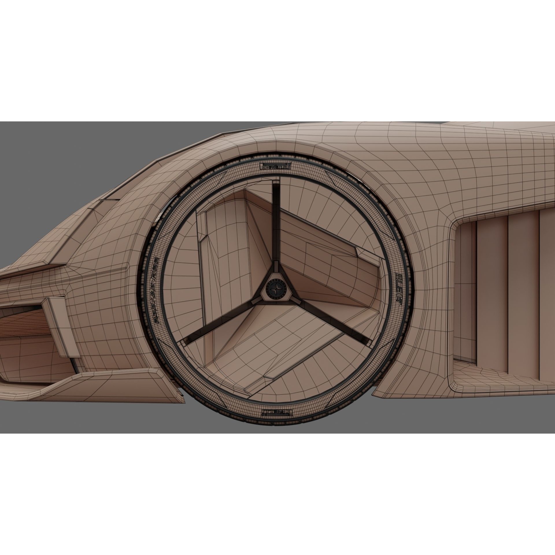 Polestar Synergy 2023 - High-Poly 3D Model - View 22