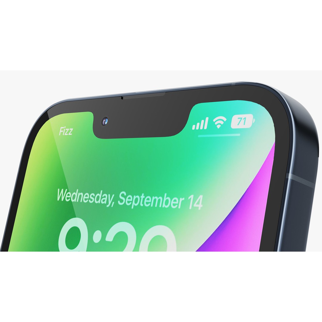 Apple iPhone 14 Plus 3D Model – High Detail PBR Collection, FBX, OBJ - View 12