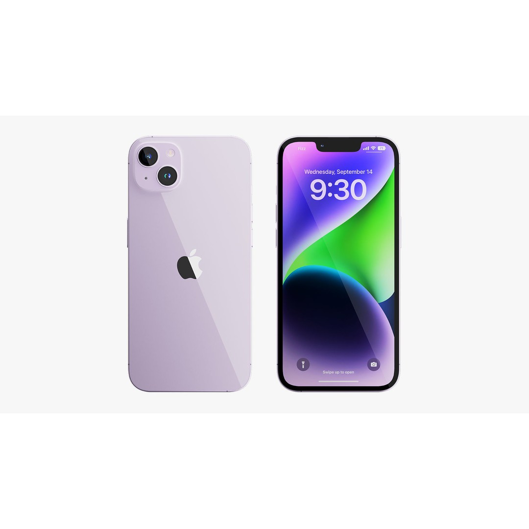 Apple iPhone 14 Plus 3D Model – High Detail PBR Collection, FBX, OBJ - View 16