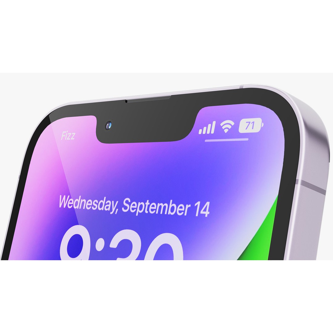 Apple iPhone 14 Plus 3D Model – High Detail PBR Collection, FBX, OBJ - View 18