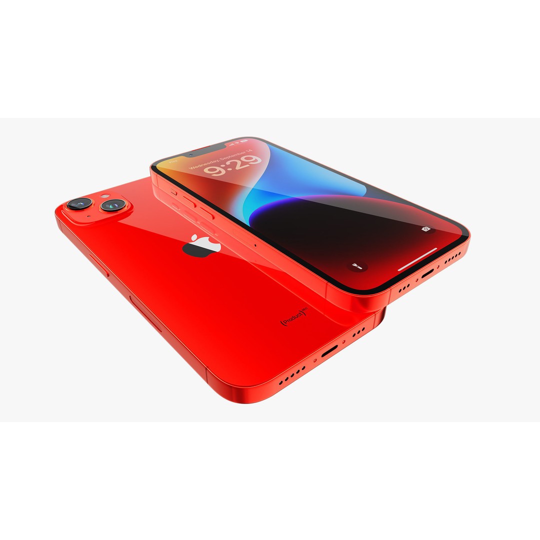 Apple iPhone 14 Plus 3D Model – High Detail PBR Collection, FBX, OBJ - View 25