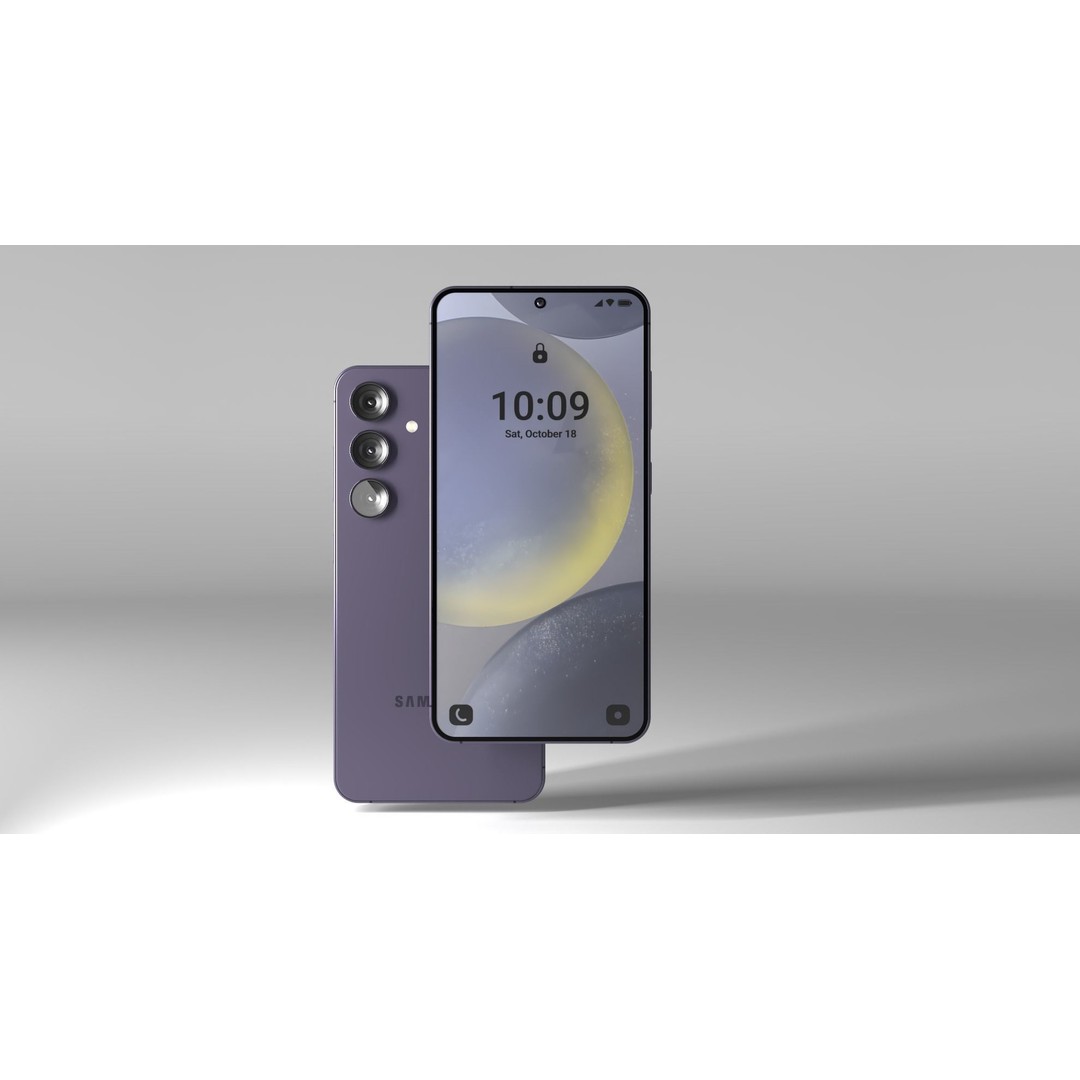 Samsung Galaxy S24 3D Model – Low Poly Game Asset, FBX, PBR Textures