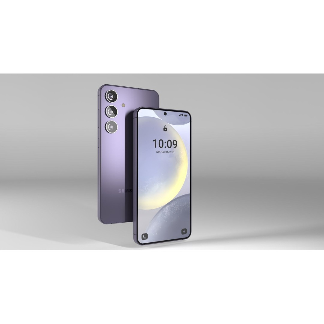 Samsung Galaxy S24 3D Model – Low Poly Game Asset, FBX, PBR Textures - View 4