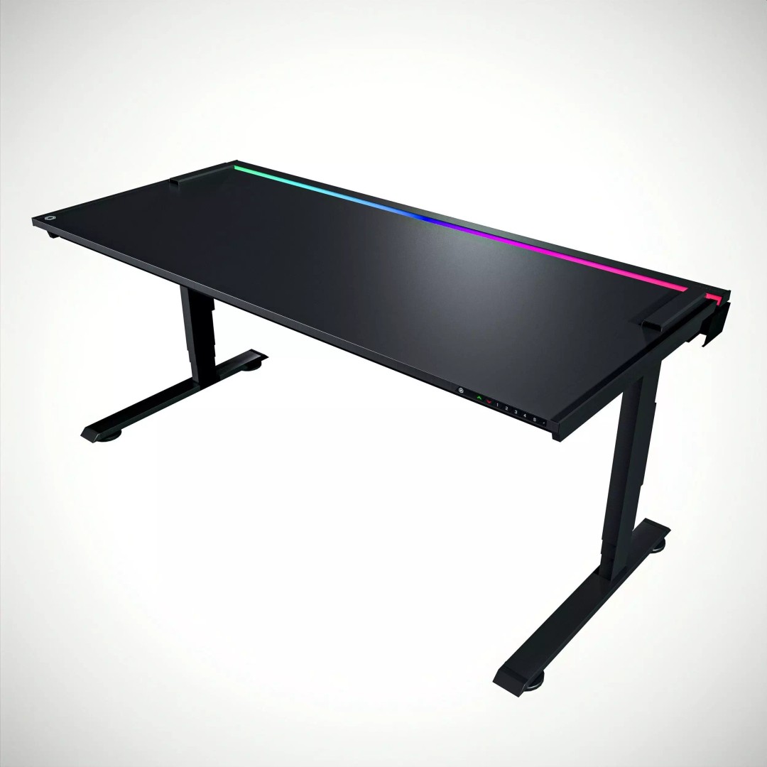 Gaming RGB Desk 3D Model – Low Poly PBR Asset for Unity & Unreal - View 2