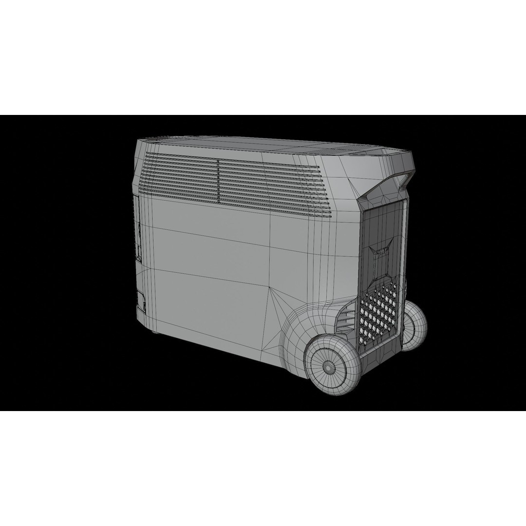 Power Station 3D Model – Low Poly PBR Asset, FBX & OBJ Formats - View 17