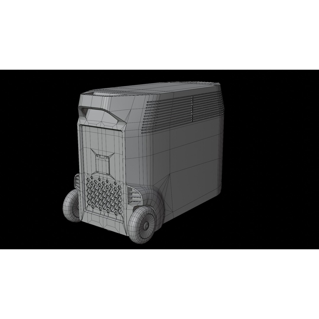 Power Station 3D Model – Low Poly PBR Asset, FBX & OBJ Formats - View 18