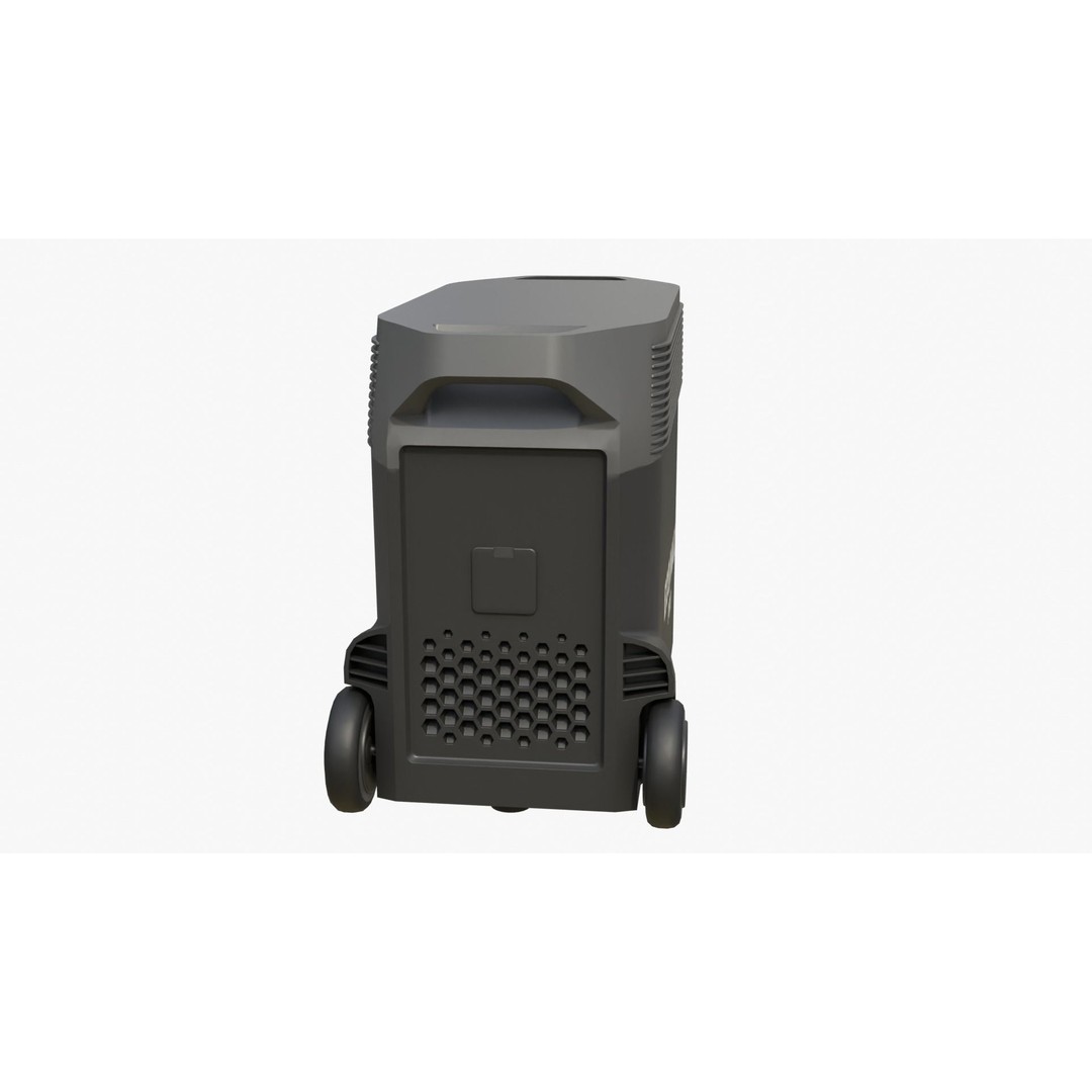 Power Station 3D Model – Low Poly PBR Asset, FBX & OBJ Formats - View 8
