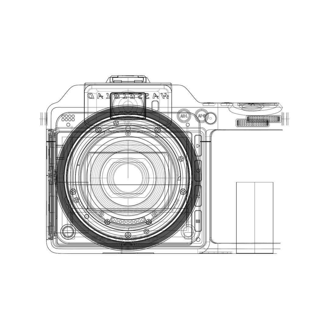 Hasselblad X2D 100C 3D Model – Realistic Camera Asset, FBX, OBJ