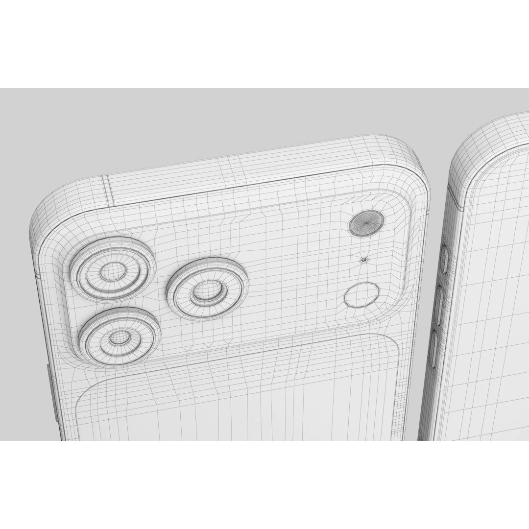 Apple iPhone 17 Pro Max v2 3D Model – Realistic PBR Game Asset, Blender, FBX - View 15