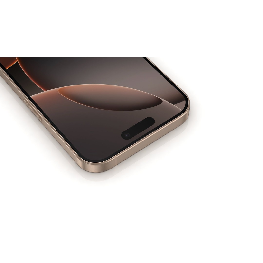 Apple iPhone 16 Pro 3D Model – Low Poly Desert Titanium, FBX, OBJ - View 12