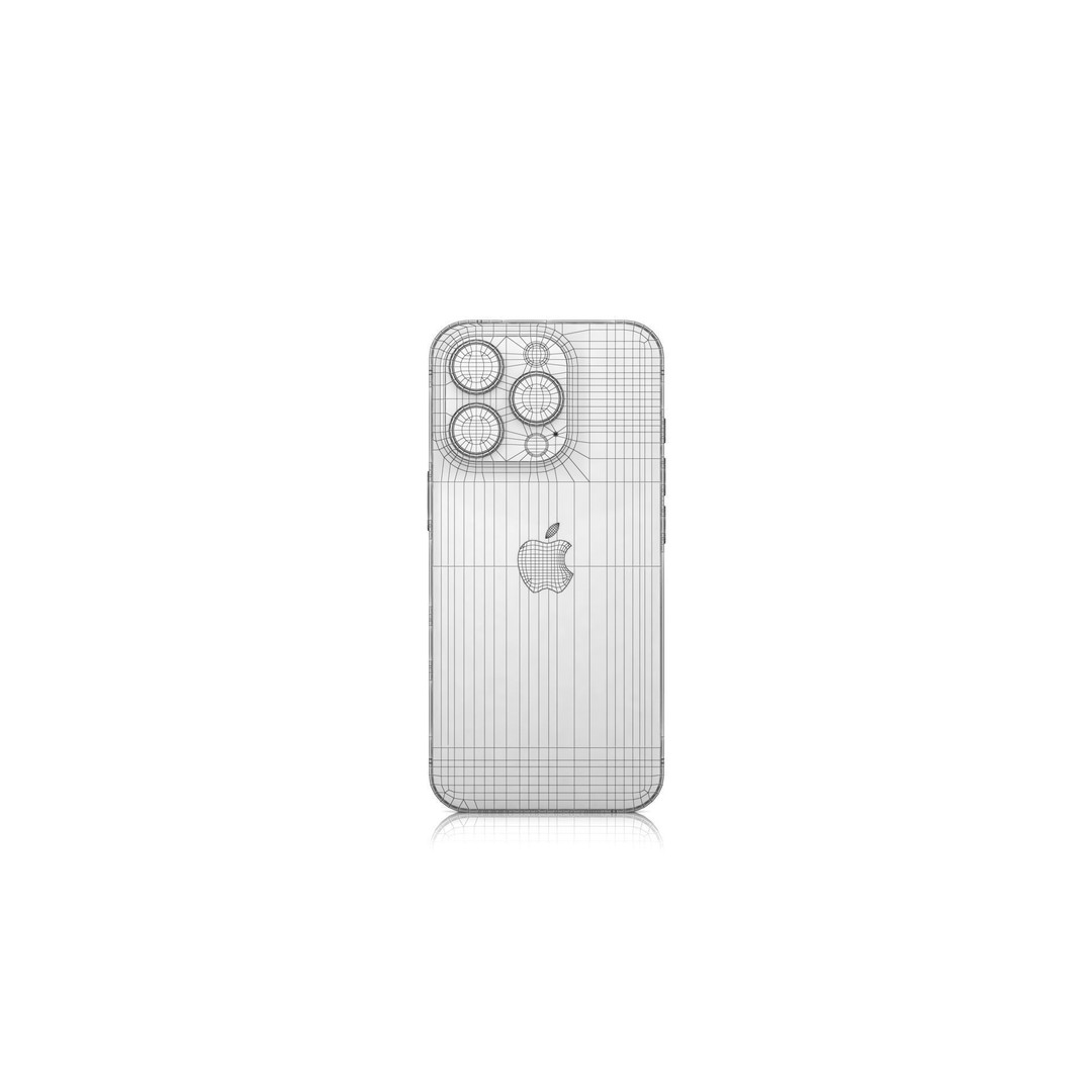 Apple iPhone 16 Pro 3D Model – Low Poly Desert Titanium, FBX, OBJ - View 17