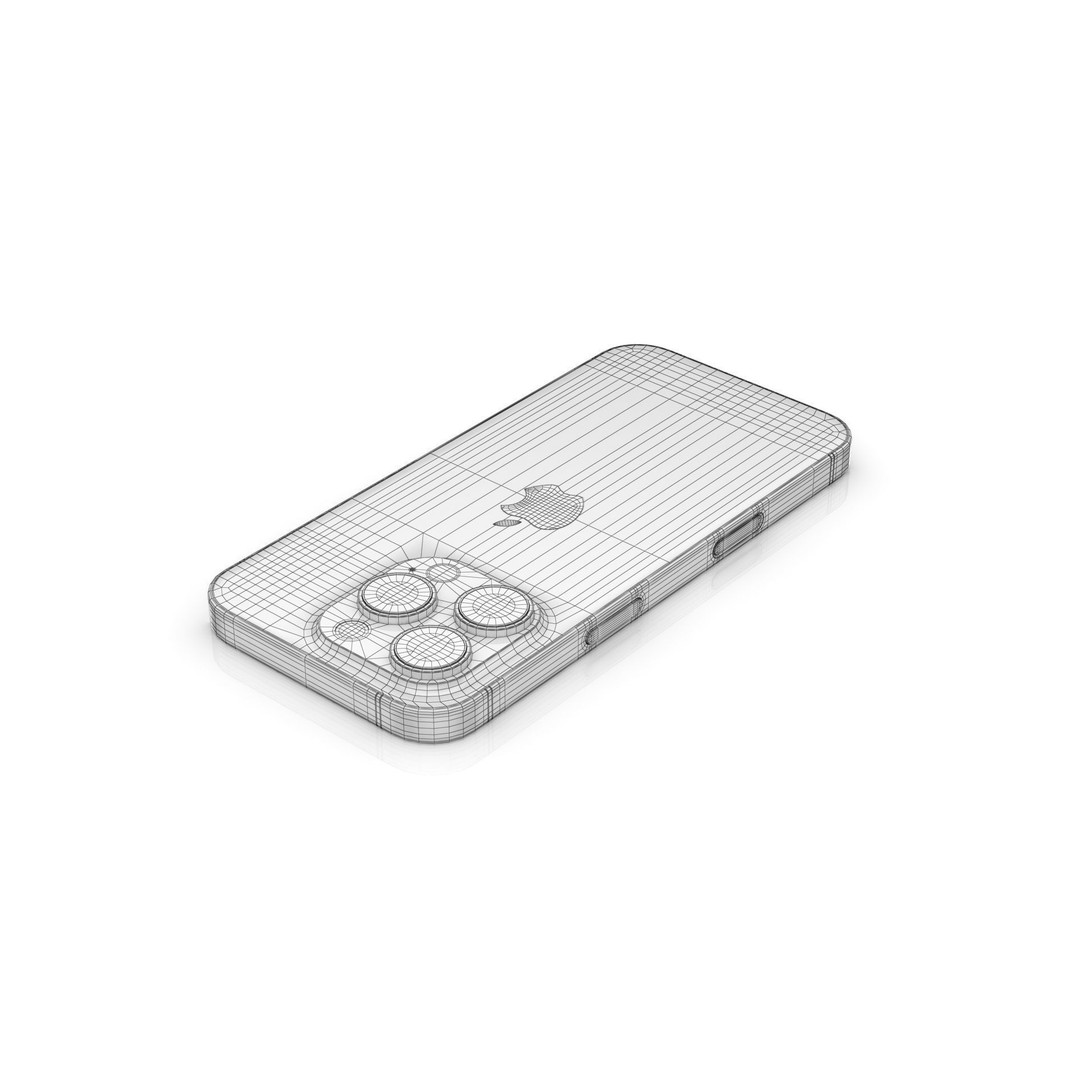 Apple iPhone 16 Pro 3D Model – Low Poly Desert Titanium, FBX, OBJ - View 22