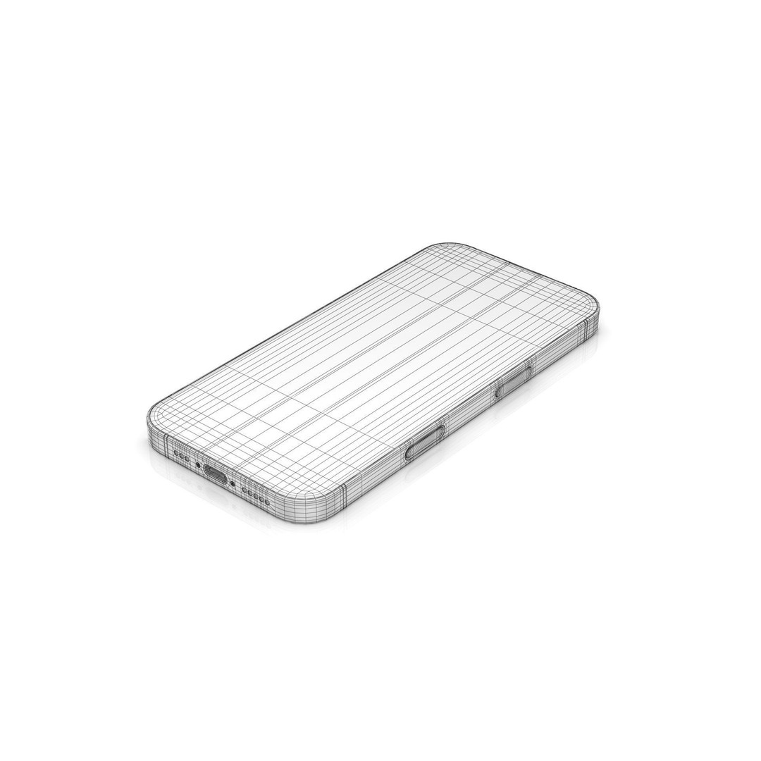 Apple iPhone 16 Pro 3D Model – Low Poly Desert Titanium, FBX, OBJ - View 23