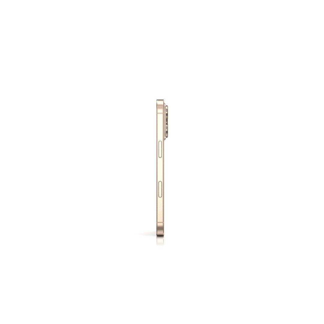 Apple iPhone 16 Pro 3D Model – Low Poly Desert Titanium, FBX, OBJ - View 6