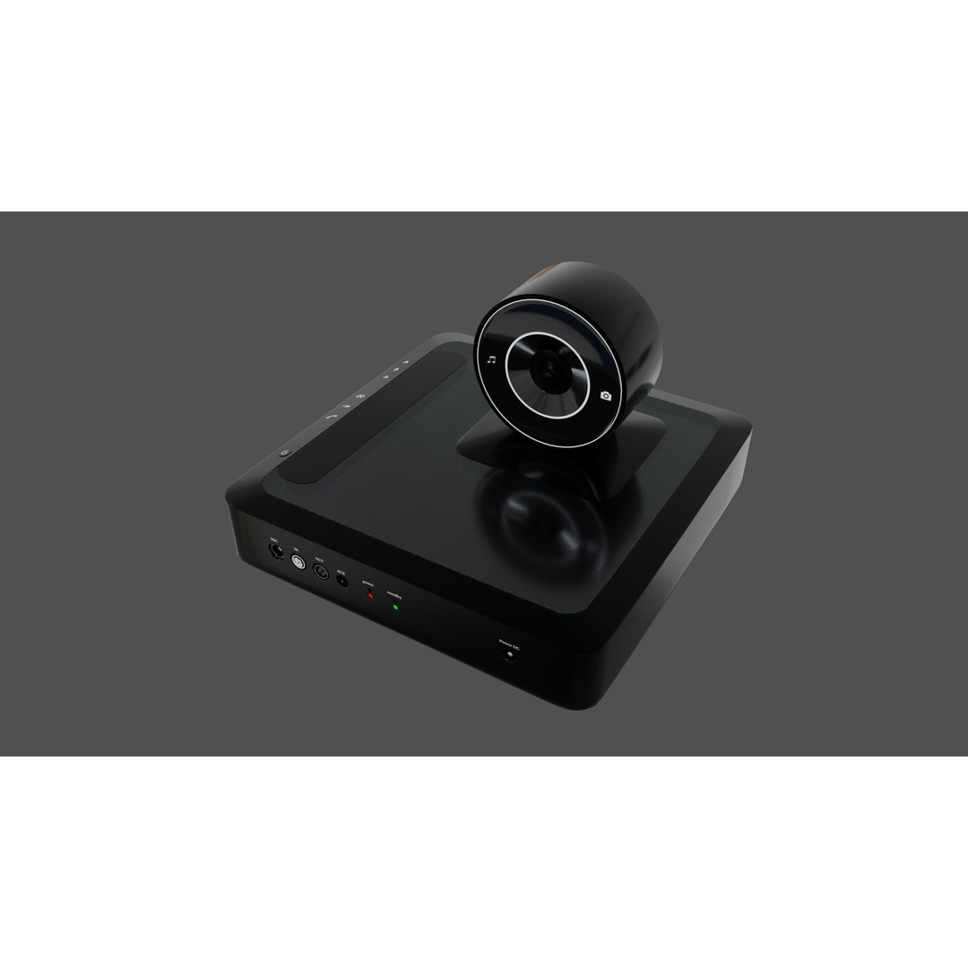 Audio Conference System 3D Model – Low Poly PBR Game Asset, FBX - View 6