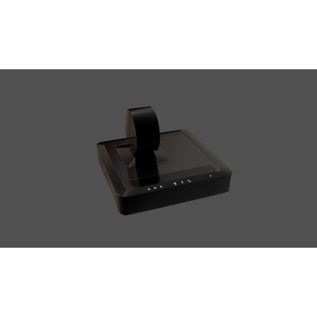 Audio Conference System 3D Model – Low Poly PBR Game Asset, FBX - View 8