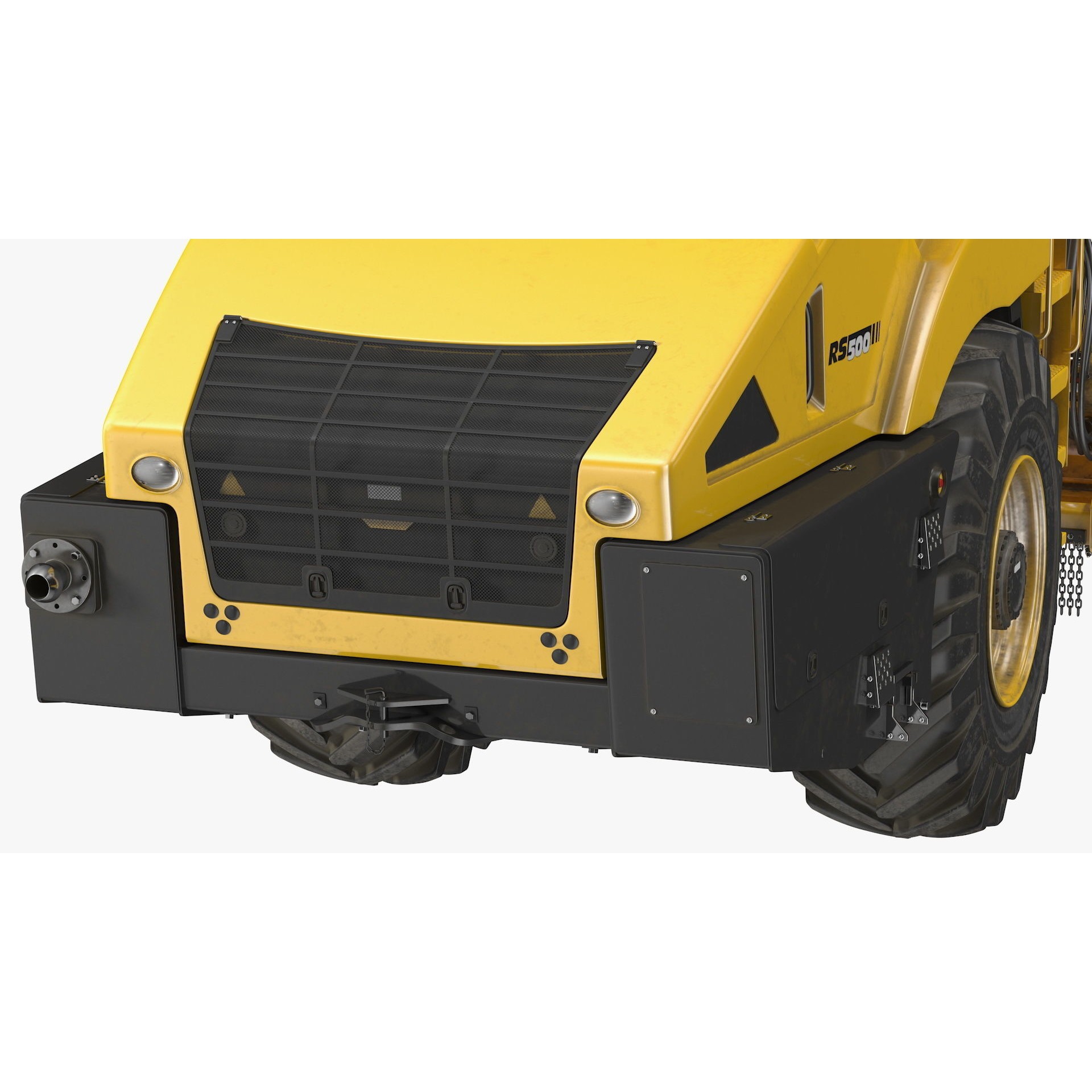 Bomag RS500 Recycler Stabilizer - Rigged 3D Model - View 20