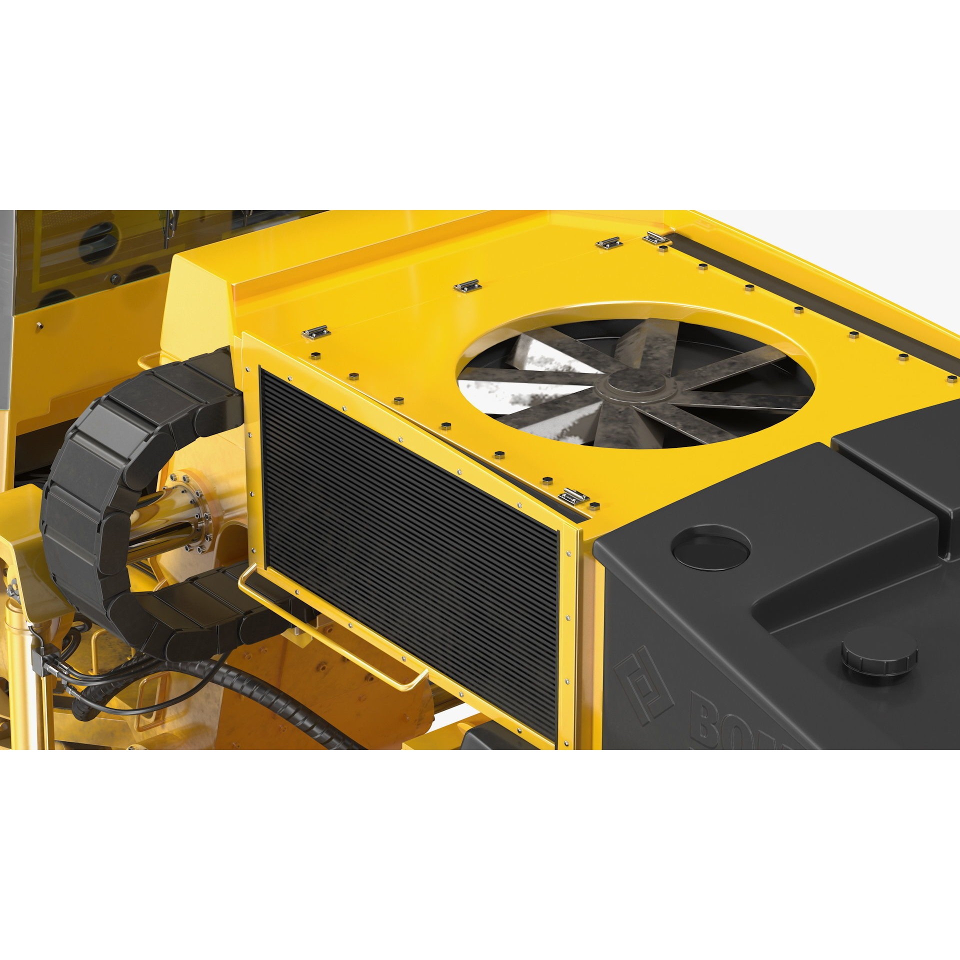 Bomag RS500 Recycler Stabilizer - Rigged 3D Model - View 24