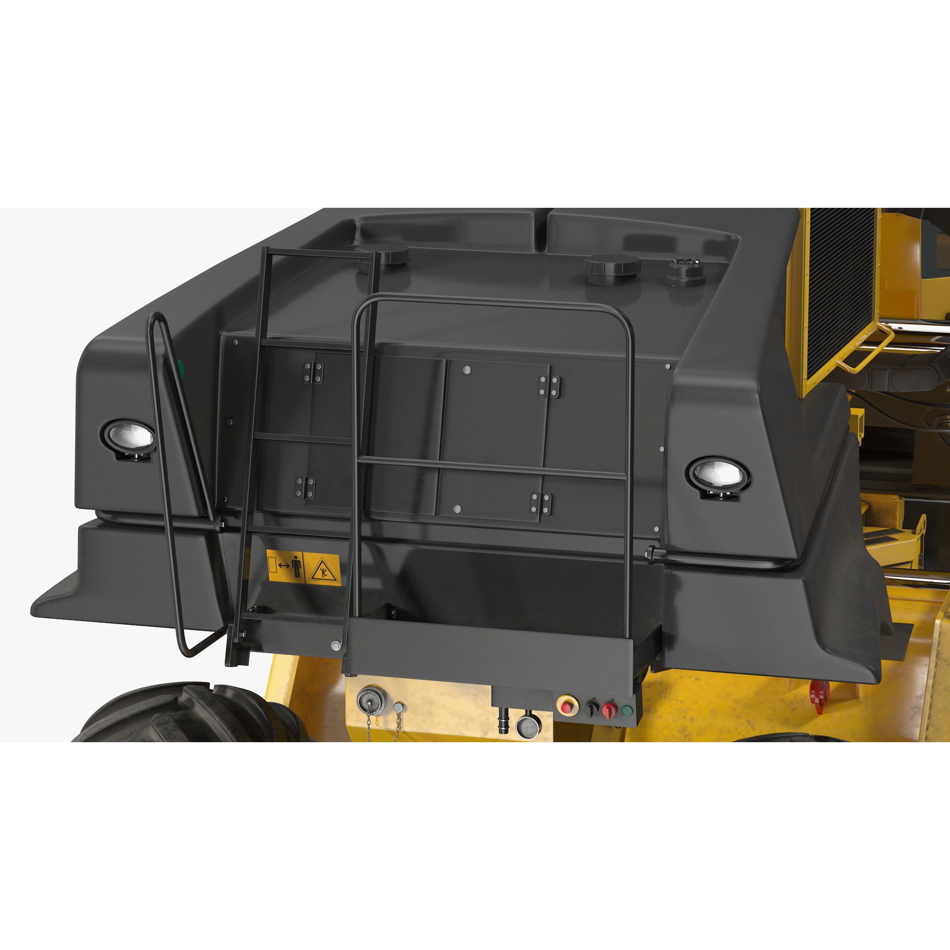 Bomag RS500 Recycler Stabilizer - Rigged 3D Model - View 25