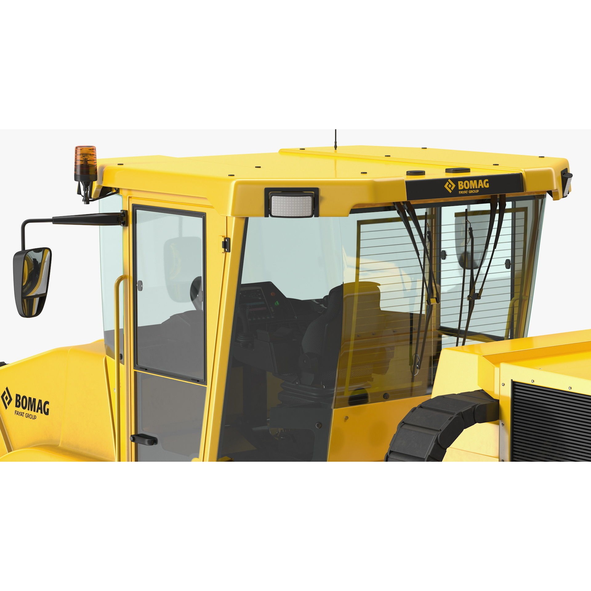 Bomag RS500 Recycler Stabilizer - Rigged 3D Model - View 26