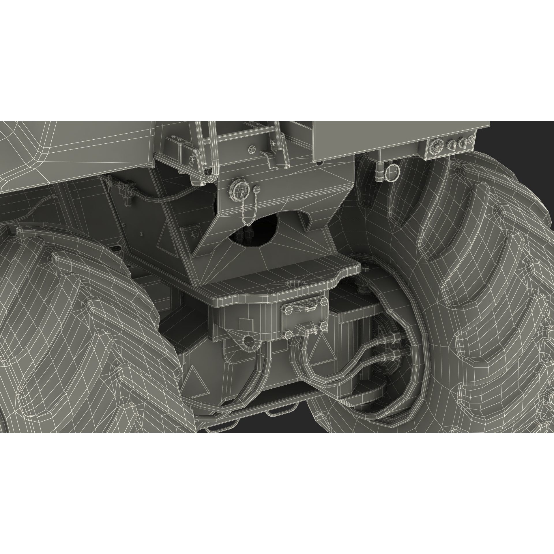 Bomag RS500 Recycler Stabilizer - Rigged 3D Model - View 37