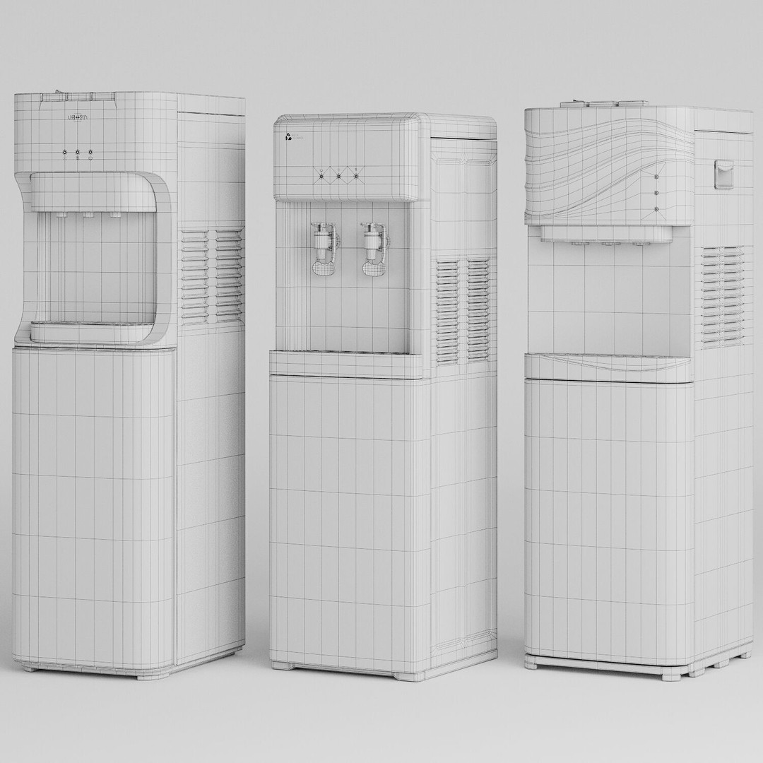 Floor Purifiers 3D Model – Realistic PBR Textures, FBX, OBJ - View 11