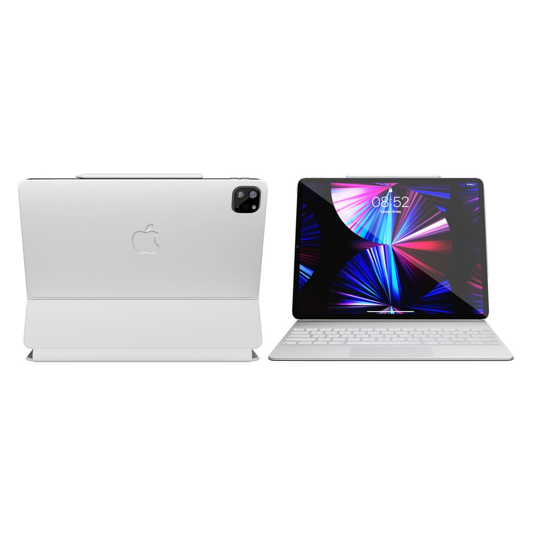 iPad Pro 2021 3D Model – High-Poly Tablet with Textures & UVs - View 15
