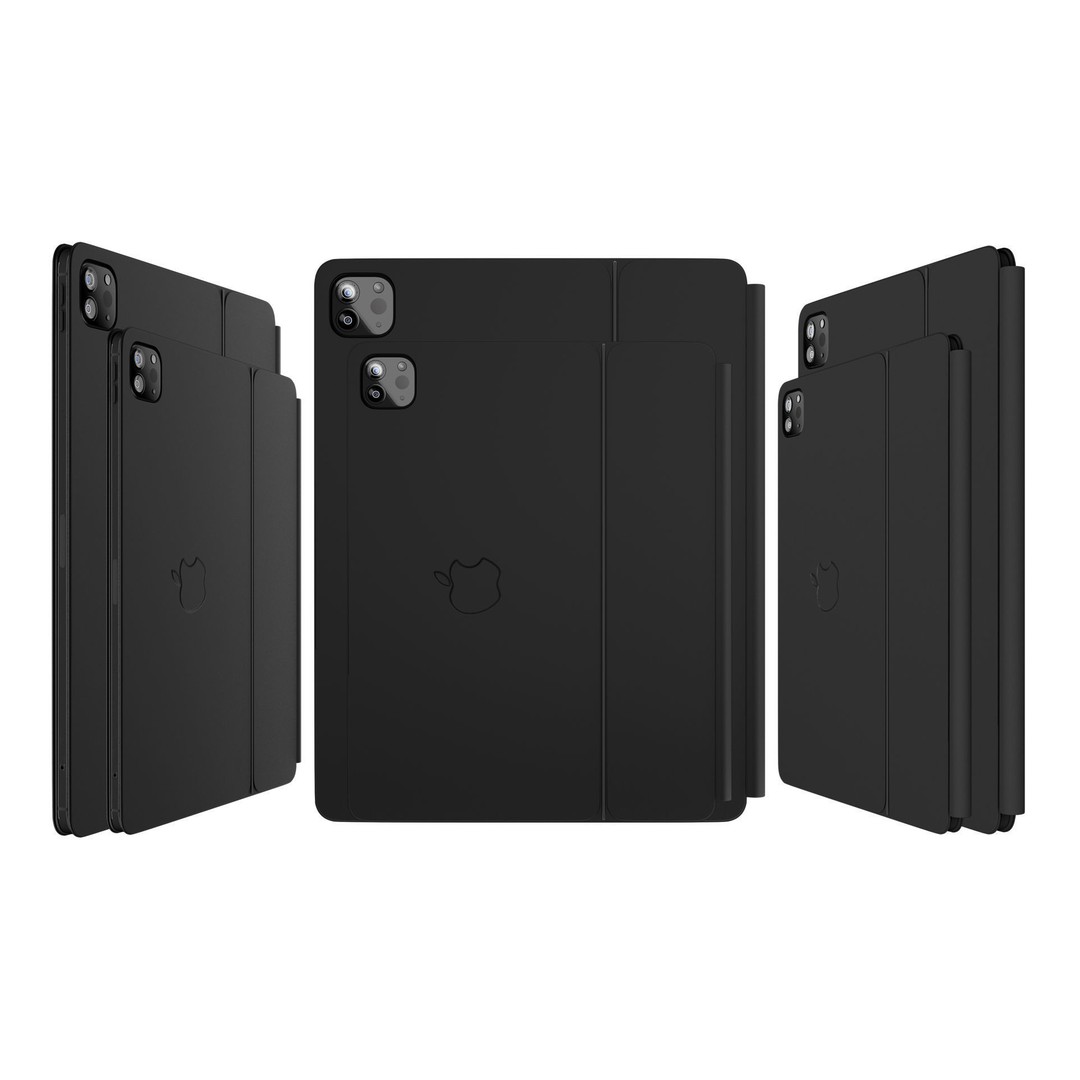 iPad Pro 2021 3D Model – High-Poly Tablet with Textures & UVs - View 16