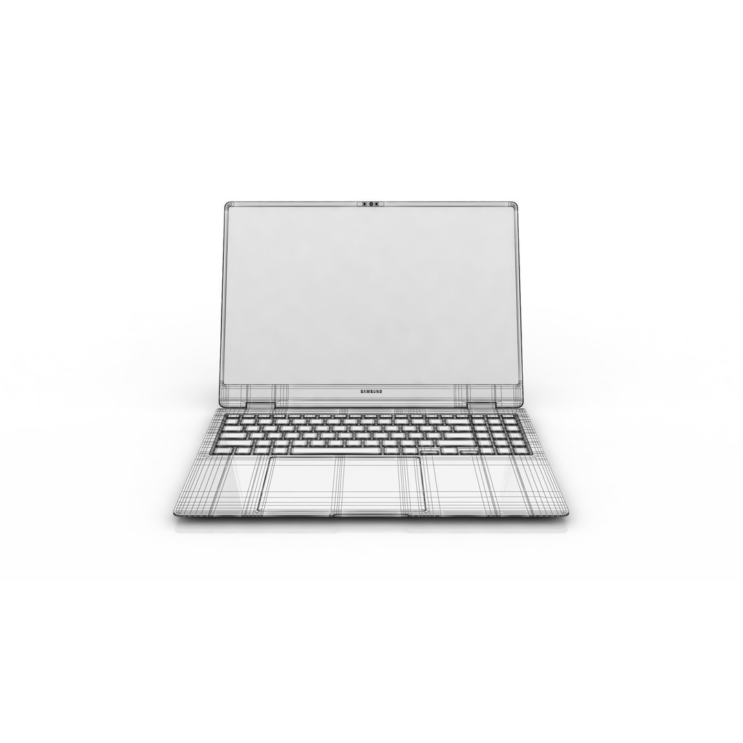 Samsung Galaxy Book5 Pro 360 3D Model – Low Poly Game Asset, FBX, Blender - View 15