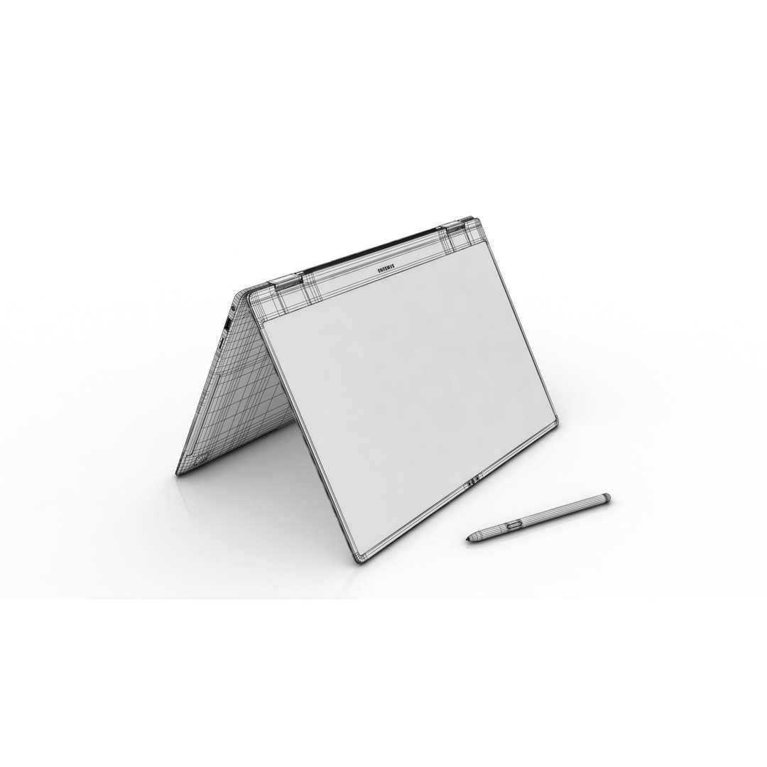 Samsung Galaxy Book5 Pro 360 3D Model – Low Poly Game Asset, FBX, Blender - View 22