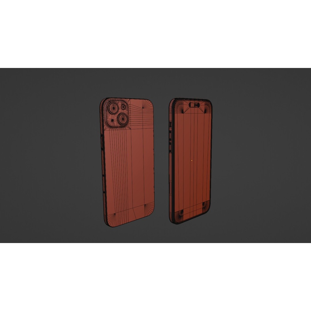 Apple iPhone 15 3D Model – Game Ready PBR Asset, FBX & OBJ