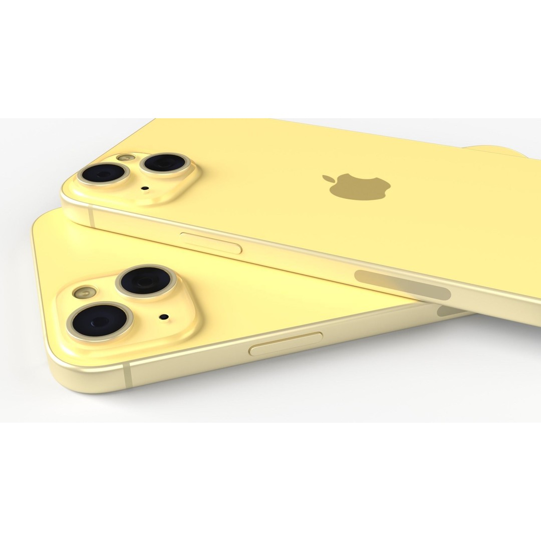 Apple iPhone 15 3D Model – Game Ready PBR Asset, FBX & OBJ - View 13