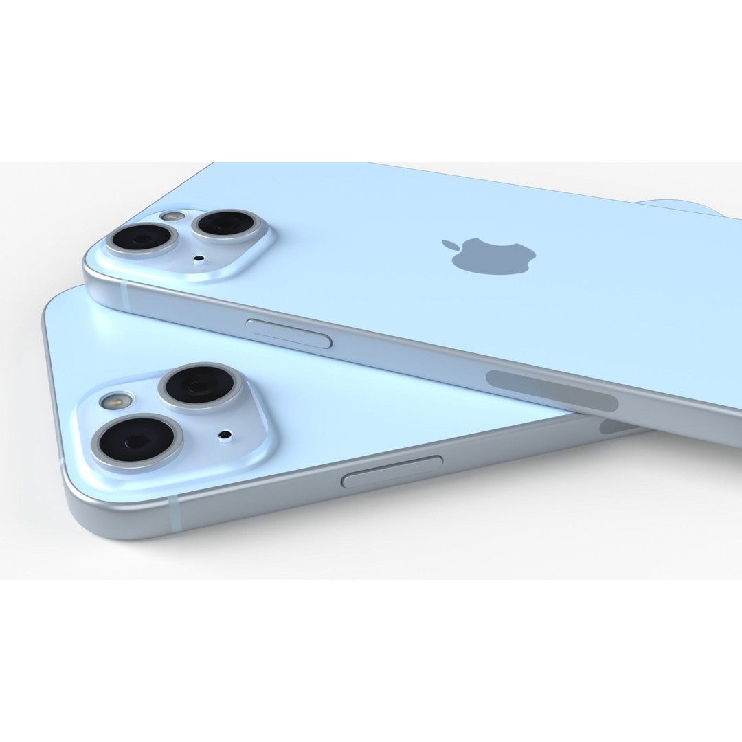 Apple iPhone 15 3D Model – Game Ready PBR Asset, FBX & OBJ - View 14