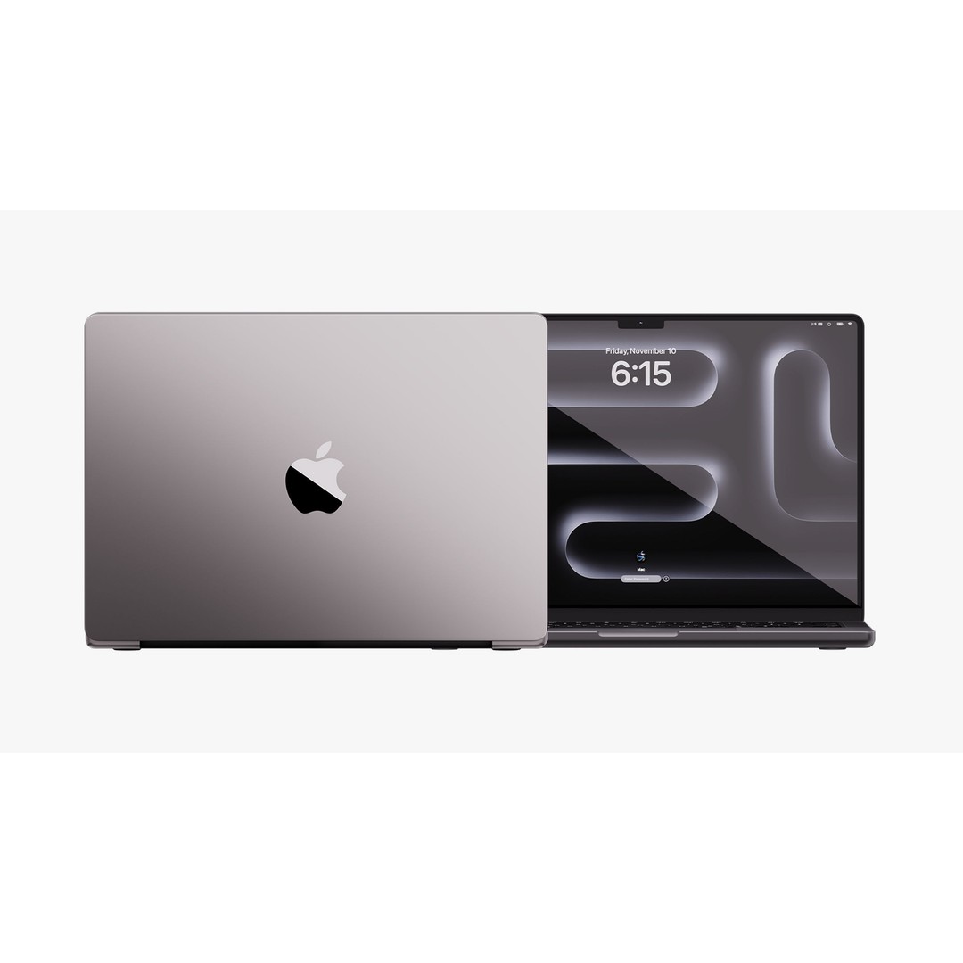 Apple MacBook Pro 14 in 3D Model – Detailed Collection with Magic Mouse - View 10