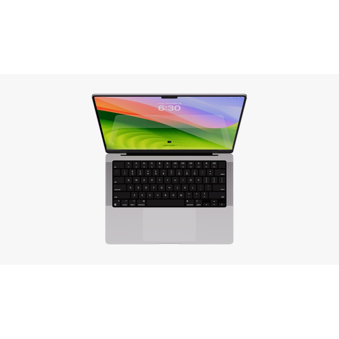 Apple MacBook Pro 14 in 3D Model – Detailed Collection with Magic Mouse - View 30