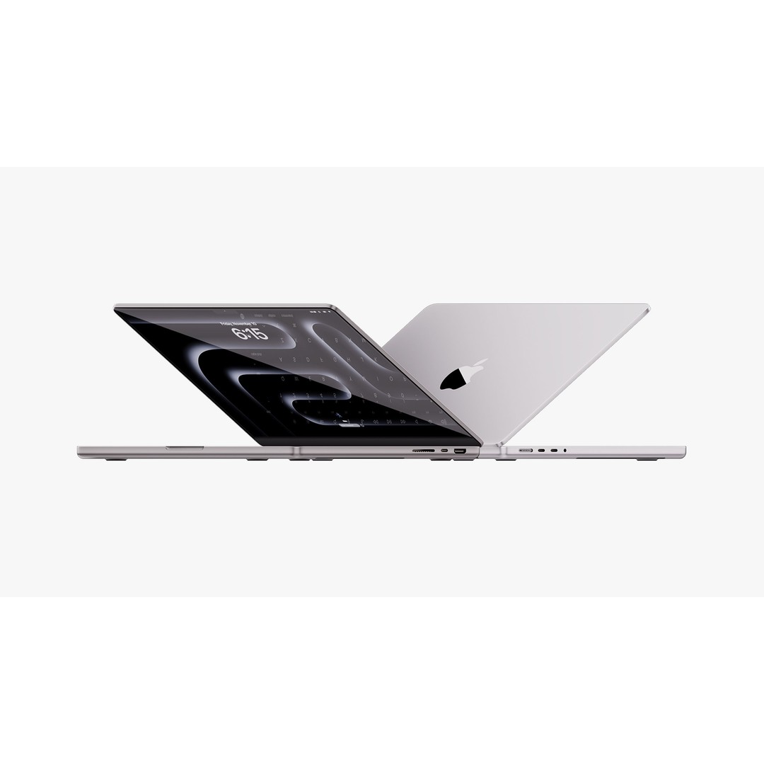 Apple MacBook Pro 14 in 3D Model – Detailed Collection with Magic Mouse - View 4