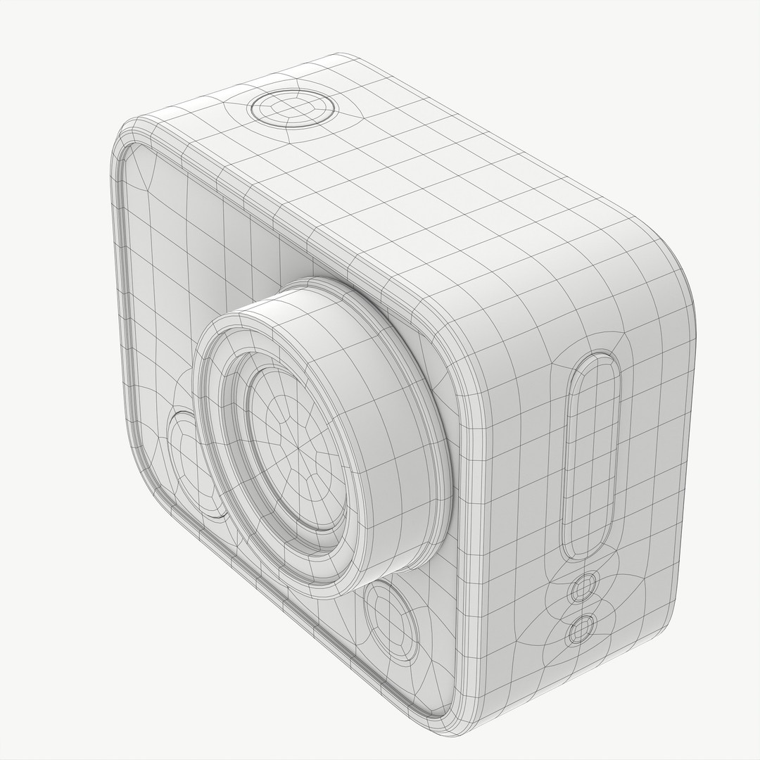 Rose Gold Action Camera 3D Model – Photorealistic PBR Asset, FBX, OBJ - View 15