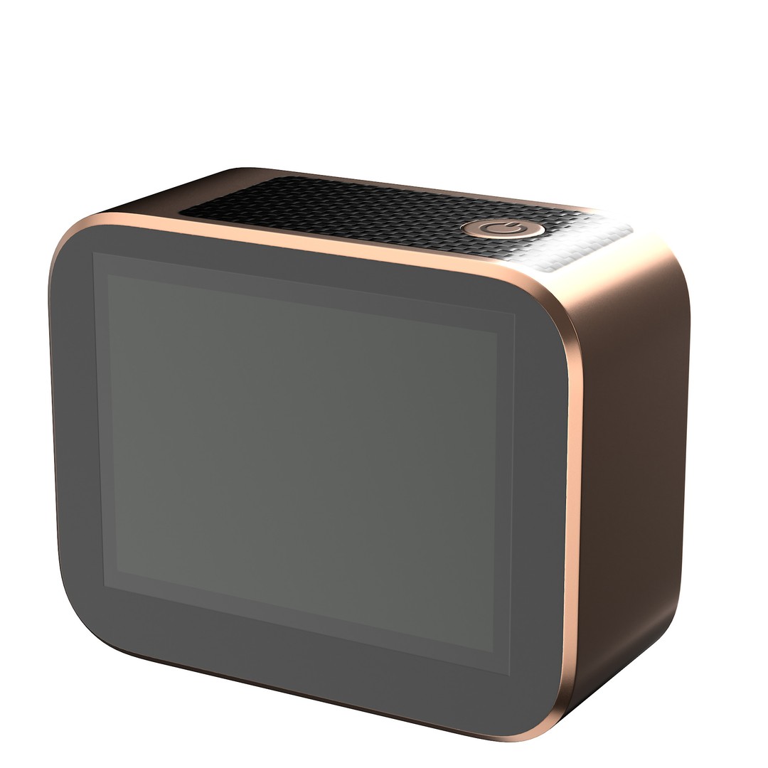 Rose Gold Action Camera 3D Model – Photorealistic PBR Asset, FBX, OBJ - View 28