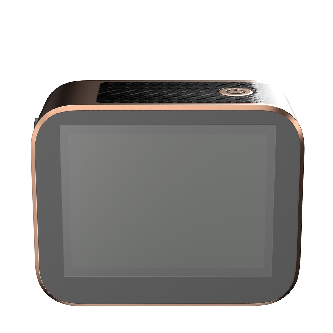 Rose Gold Action Camera 3D Model – Photorealistic PBR Asset, FBX, OBJ - View 30