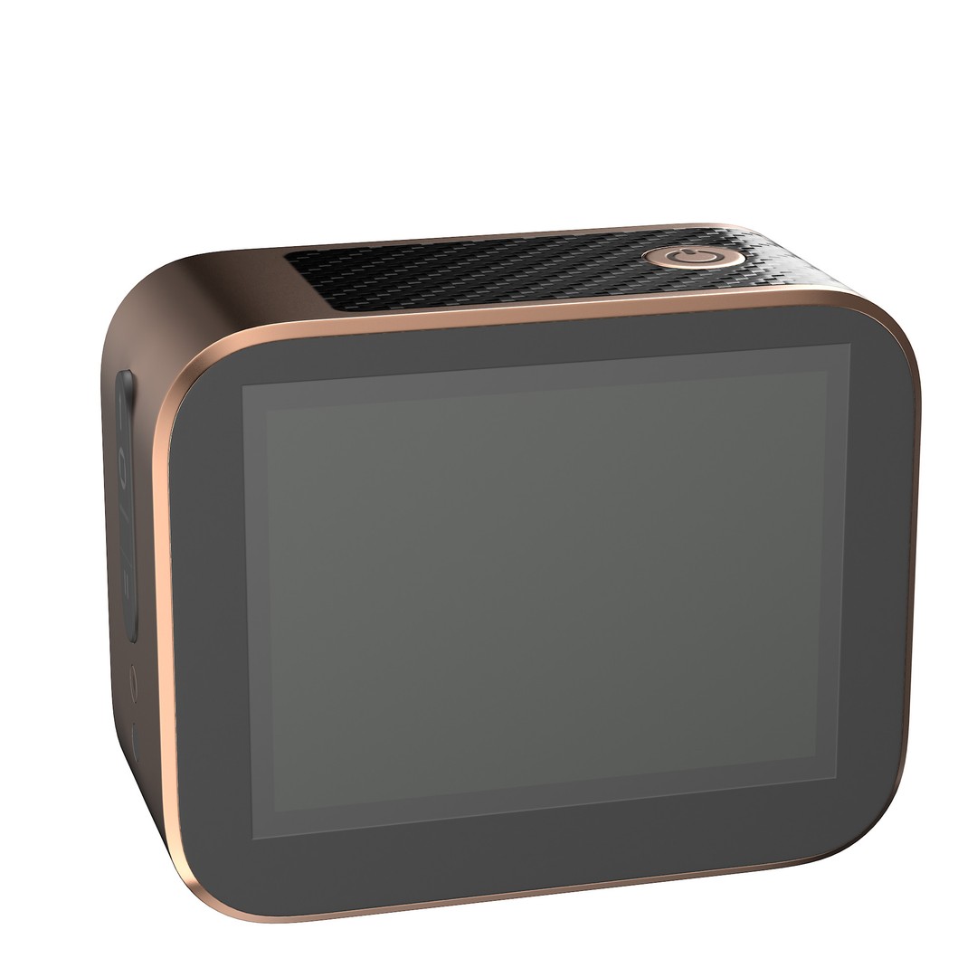 Rose Gold Action Camera 3D Model – Photorealistic PBR Asset, FBX, OBJ - View 31