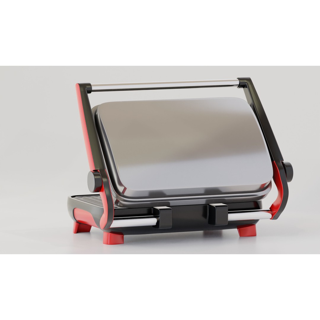 Modern Toaster Grill 3D Model – PBR Game-Ready Asset, FBX - View 10